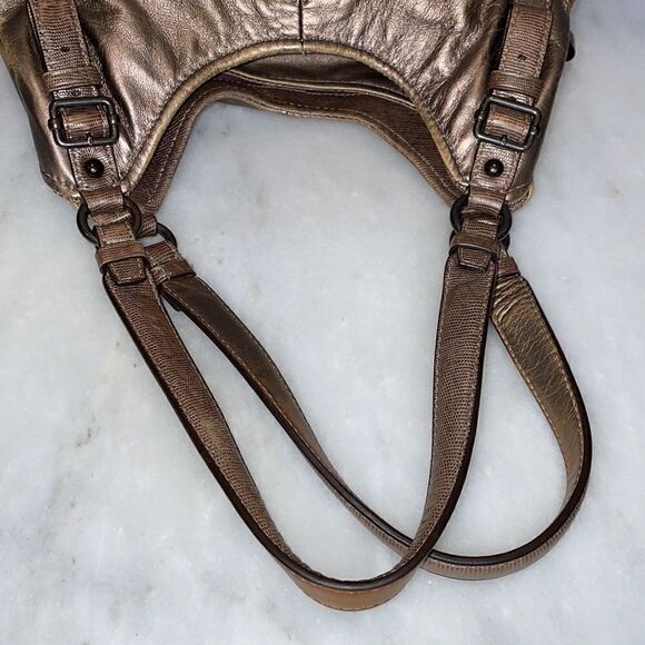 Coach Maggie Madison Leather Hobo Shoulder Bag HTF - Picture 12 of 17